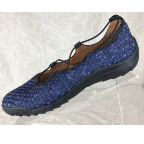 bernie mev. Shoes - Bernie Mev sz 41EU 11US Blue Bungee Laced Flats
